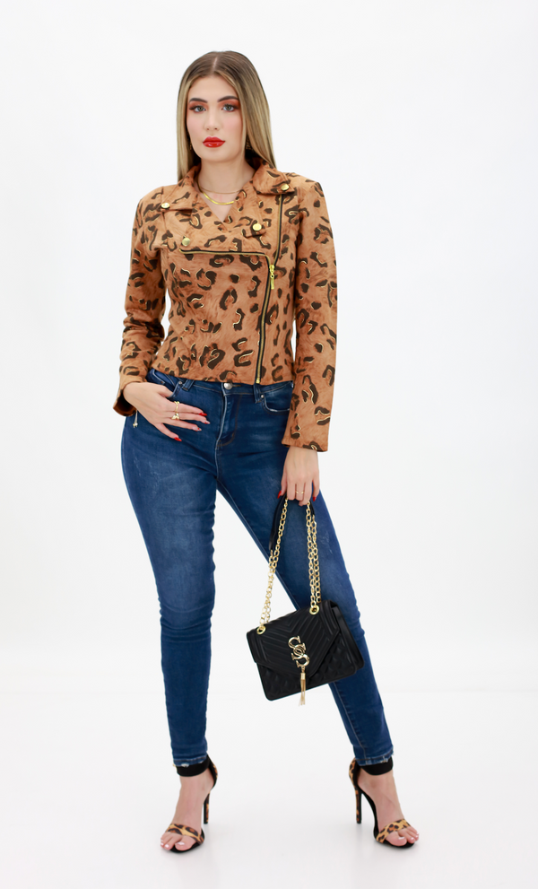 R266-24 JACKET ANIMAL PRINT